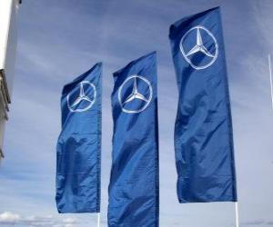 yapboz Mercedes GP Bayrağı